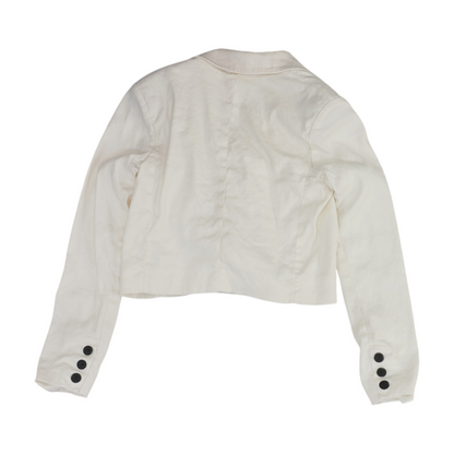 Ivory Solid Blazer