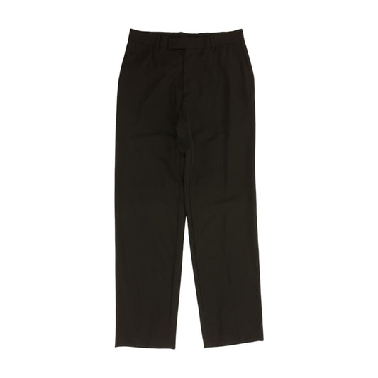 Black Solid Dress Pants