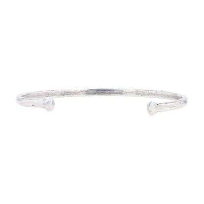 Sterling Silver Diamond Cuff Bracelet