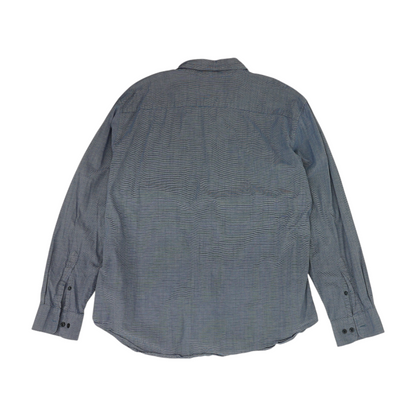 Blue Striped Long Sleeve Button Down