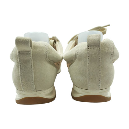 Tessa Beige Low Top Athletic Shoes
