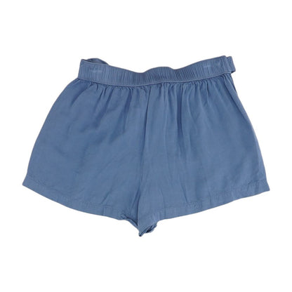 Blue Solid Shorts