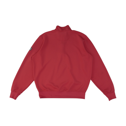 Pink Solid 1/4 Zip Pullover
