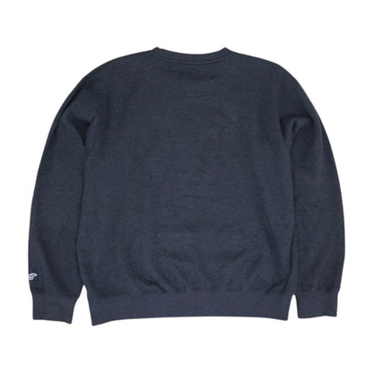 Blue Solid Sweatshirt Pullover