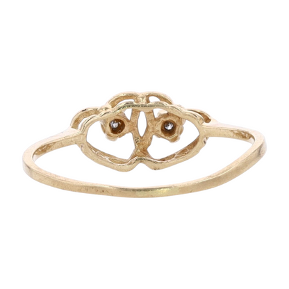 10K Yellow Gold Diamond Fashion Ring