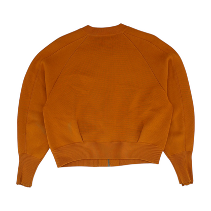Orange Cardigan Sweater