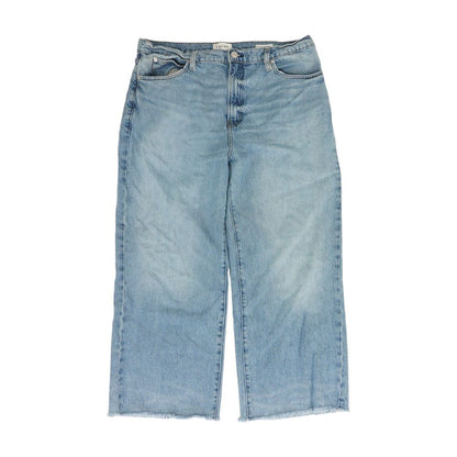 Blue High Rise Relaxed Jeans