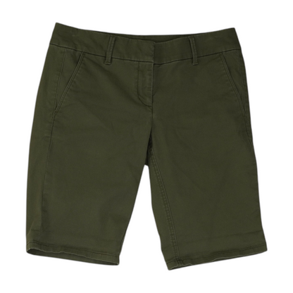 Green Petite Solid Chino Shorts