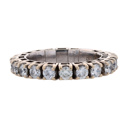 5/8 ctw 18K White Gold Diamond Band Ring