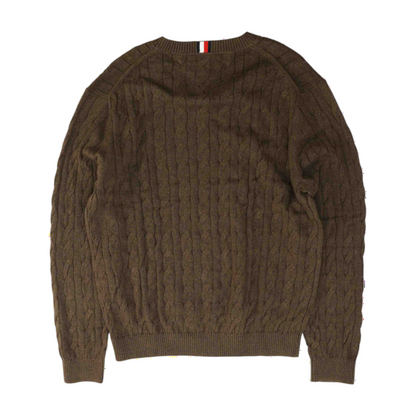 Green Solid Pullover Sweater