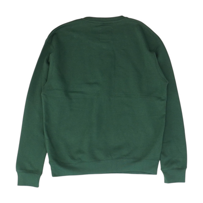 Green Solid Sweatshirt Pullover