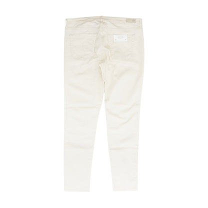 Ivory High Rise Skinny Leg Jeans