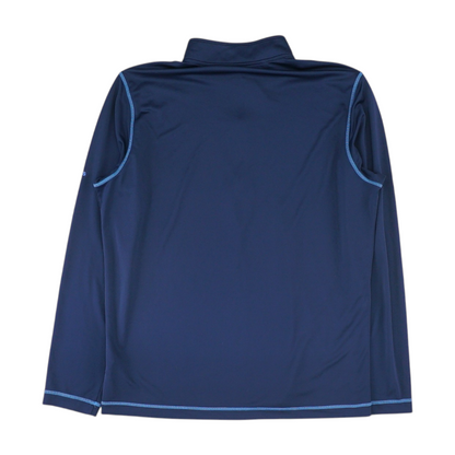 Navy Solid 1/4 Zip Pullover