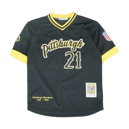 Men's Black Pittsburgh Crawfords Short Sleeve Jersey