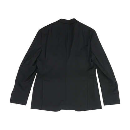 Black Solid Suit Jacket