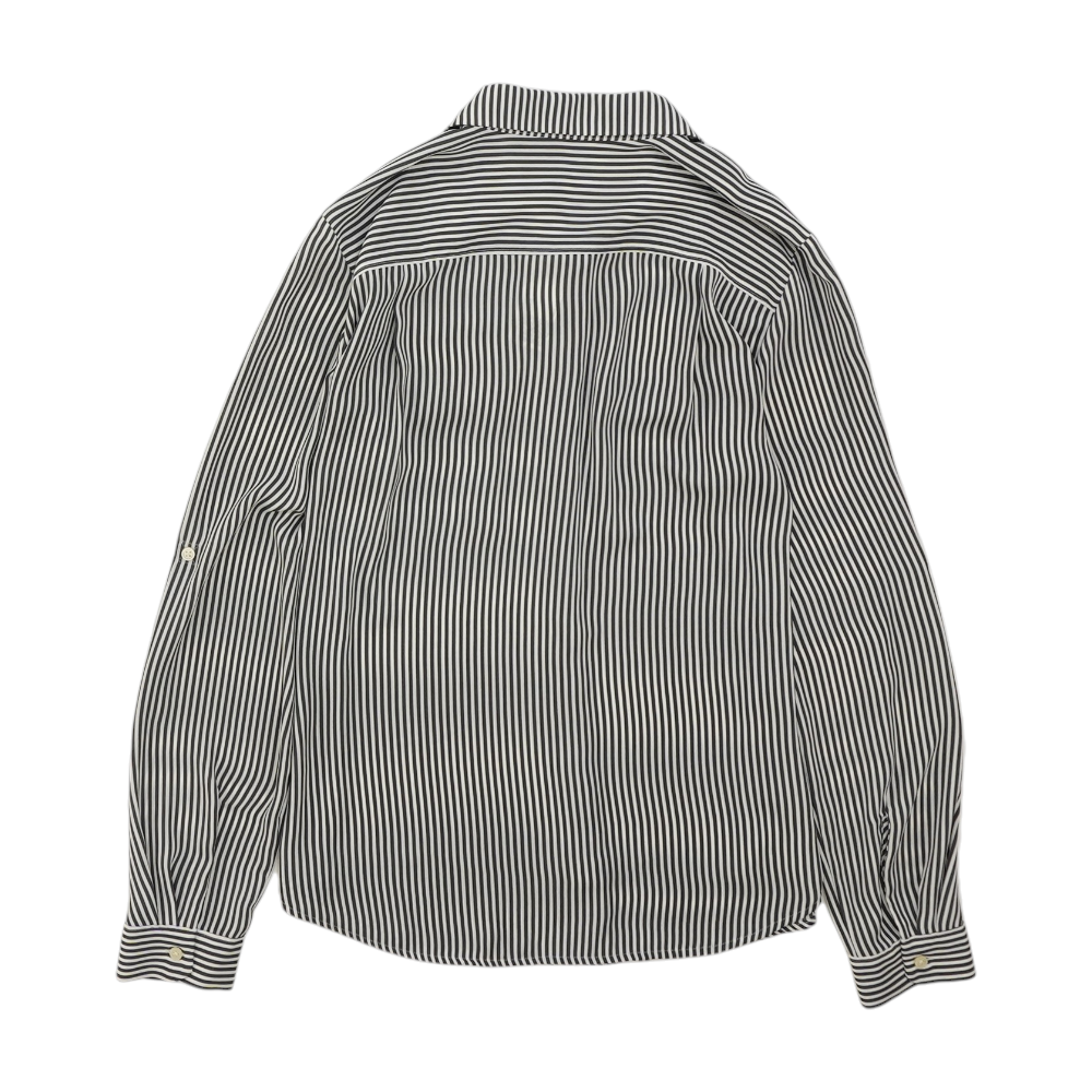 Black Striped Button Down