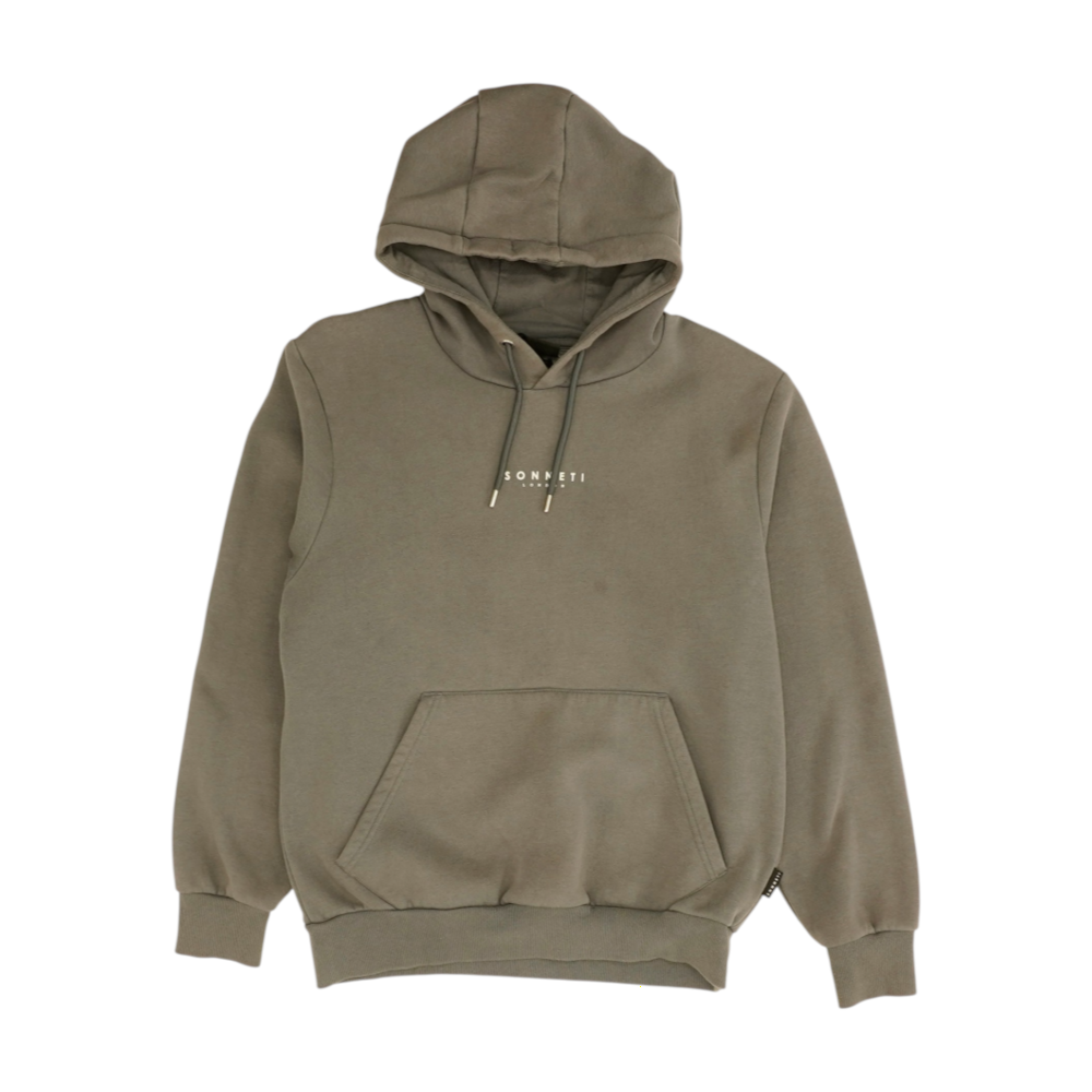 Sonneti Gray Solid Hoodie Pullover – Image 1