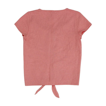 Pink Solid Knit Top