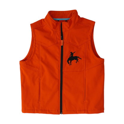 Orange Solid Vest