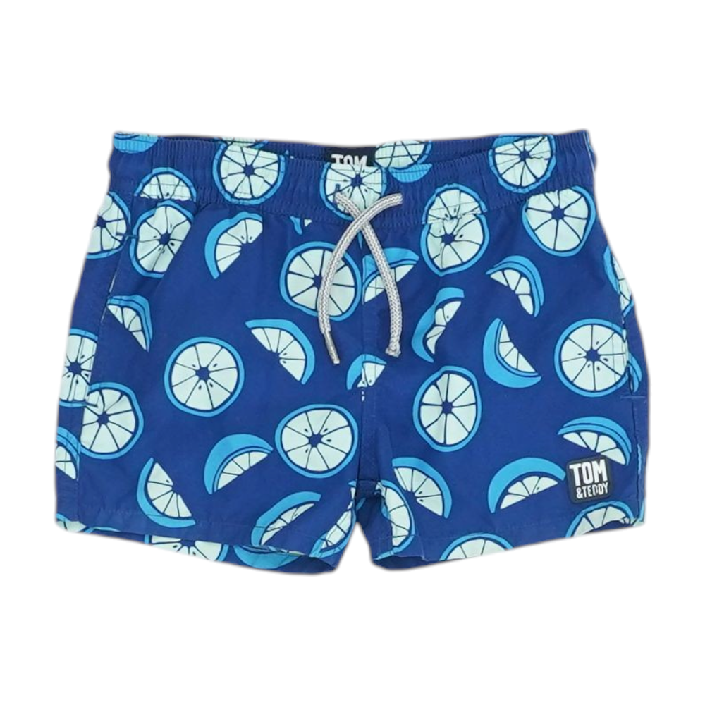 Blue Graphic Swim Bottom