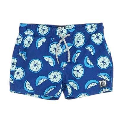 Blue Graphic Swim Bottom