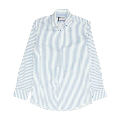 Blue Striped Long Sleeve Button Down