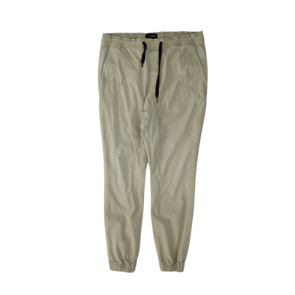 Beige Regular Pants