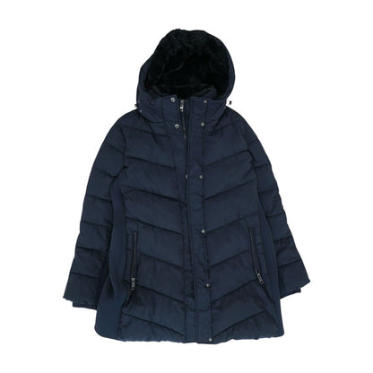 Navy Puffer Coat