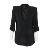 Black Solid Blazer