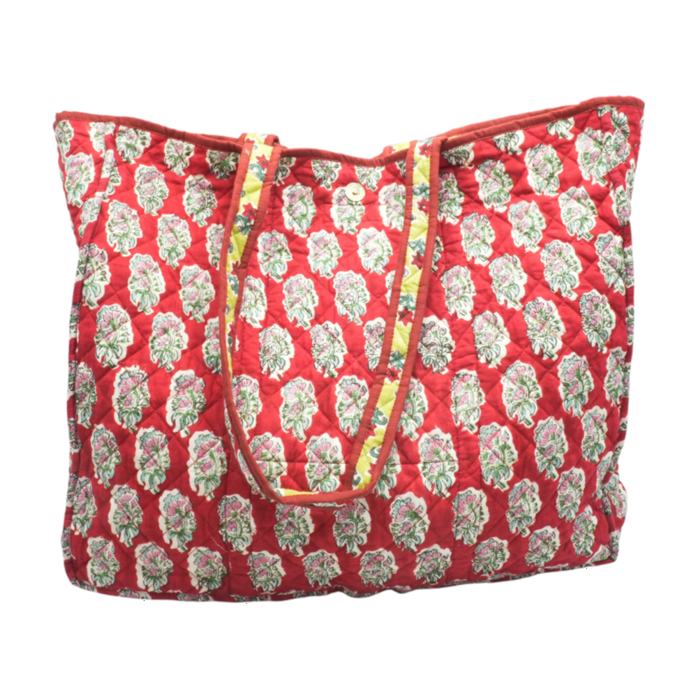 Green Reversible Tote Bag