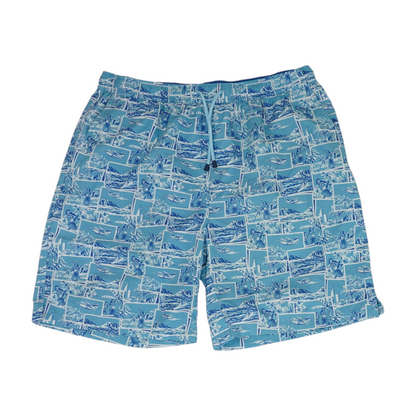 Blue Print Swim Bottom