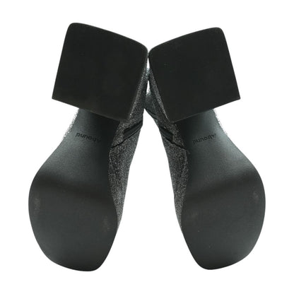 Silver Ankle Boots