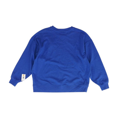 Blue Solid Sweatshirt