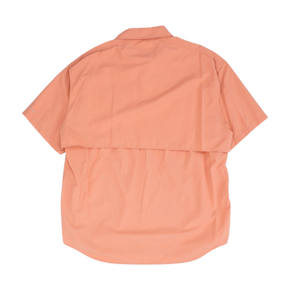 Coral Solid Outdoor Button Down