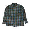 Multi Plaid Flannel Button Down