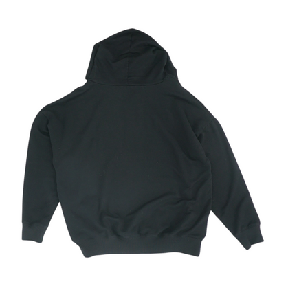 Black Solid Hoodie Pullover