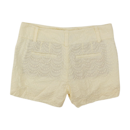 Beige Solid Chino Shorts