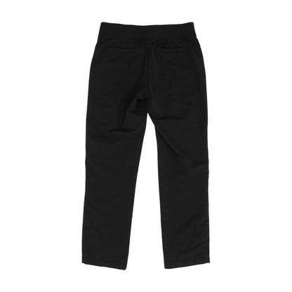 Black Solid Active Pants