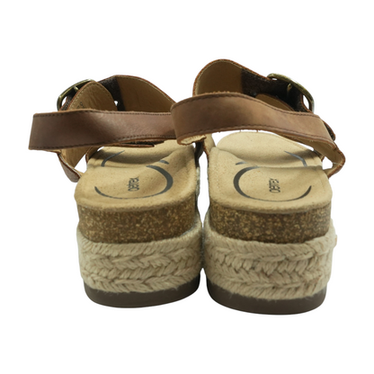 Brown Wedged Sandals