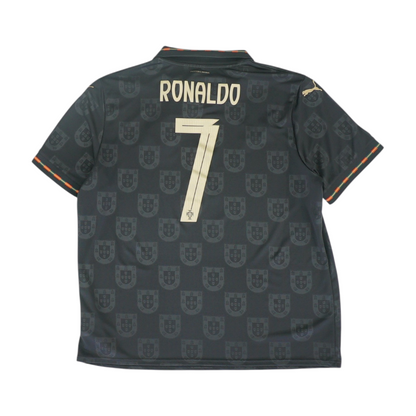 Men's Black Portugal Short Sleeve Jersey