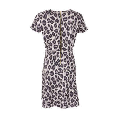 Tan Animal Print Mini Dress