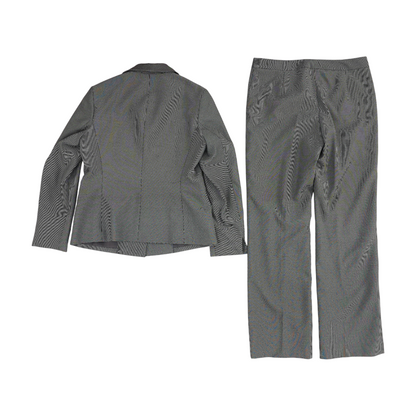 Black Solid Pant Suit