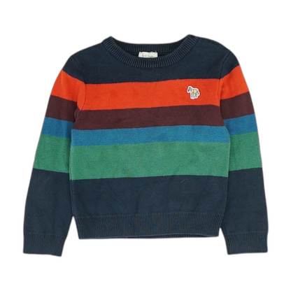 Multi Striped Pullover Sweater