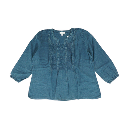 Navy Plus Blouse