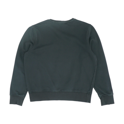 Black Solid Sweatshirt Pullover