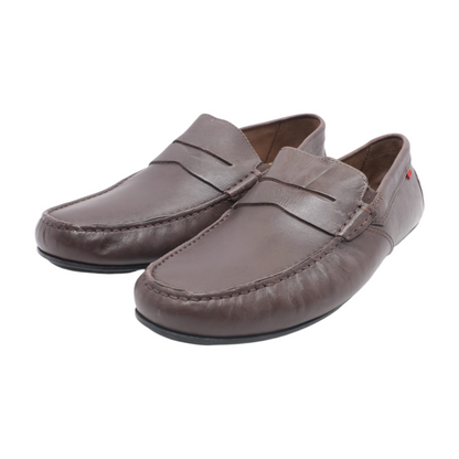 Brown Slip-On Dress Shoes
