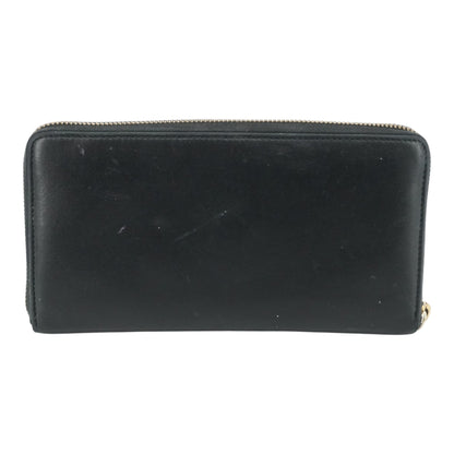 Black Jumbo GG Long Leather Wallet