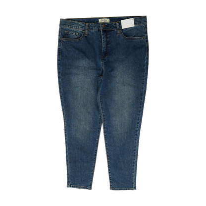 Blue Tapered Jeans