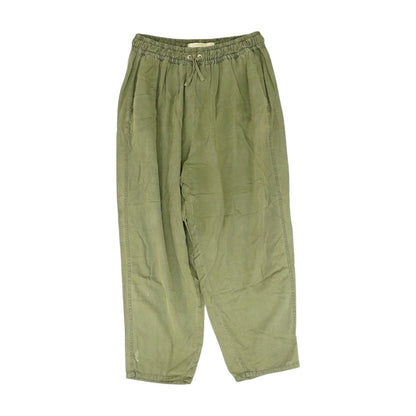 Green Solid Pants