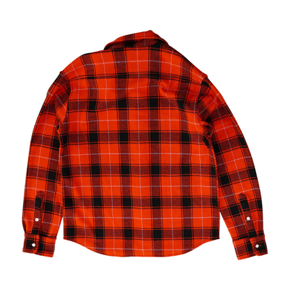 Red Plaid Flannel Button Down